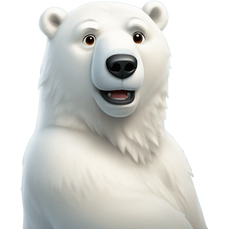 Polar bear emoji