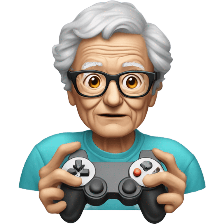 elderly nerd emoji