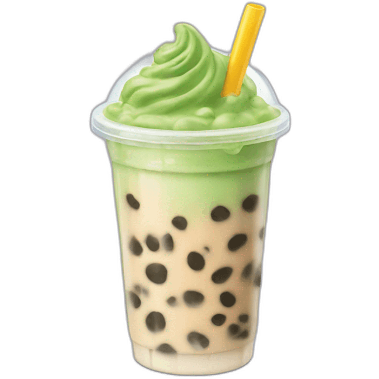 bubble tea matcha emoji