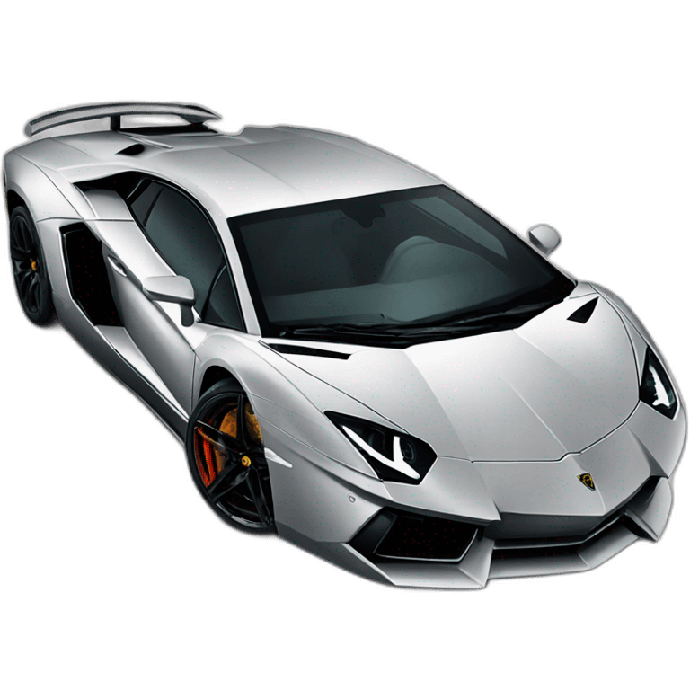 Lamborghini aventador emoji