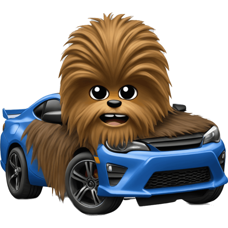 Hot wheel furry Chewbacca Toyota 86 furry finish  emoji