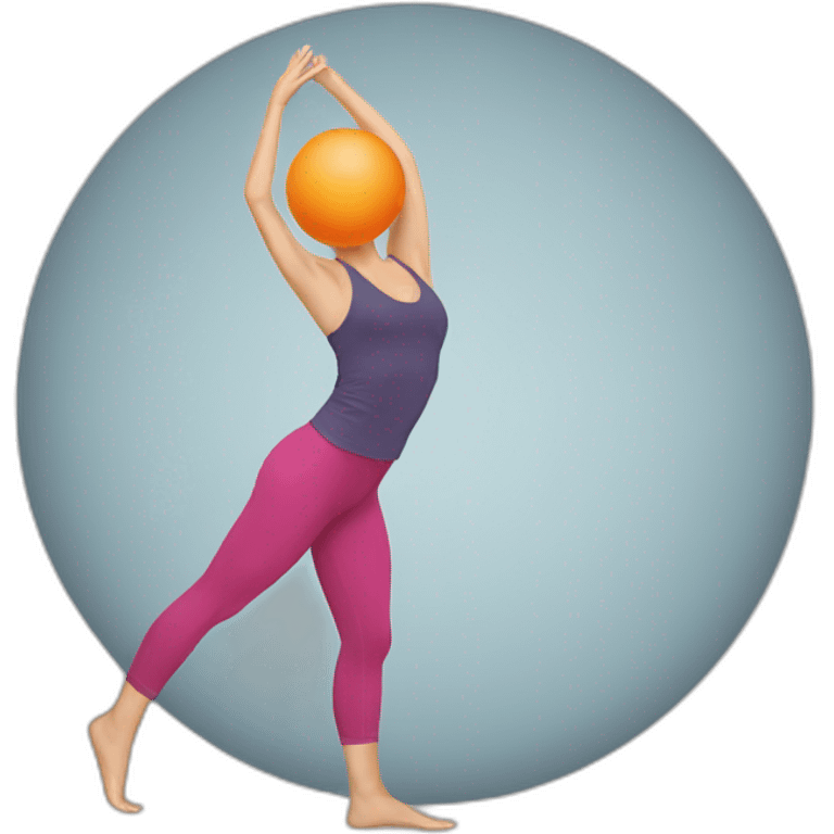 yoga ball emoji