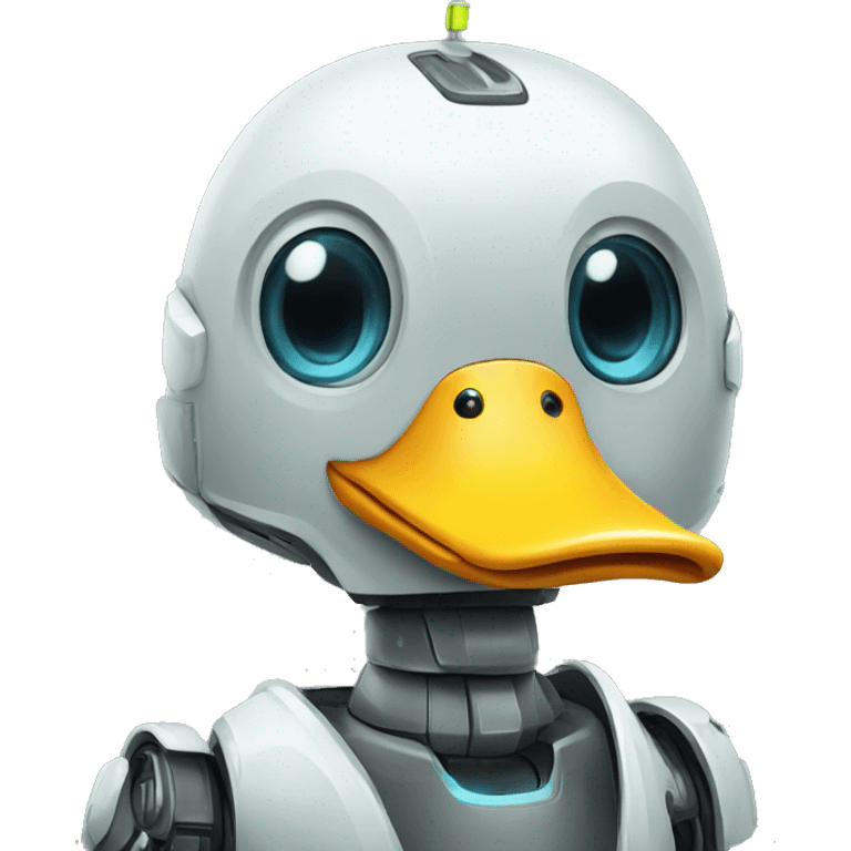 Robot duck emoji