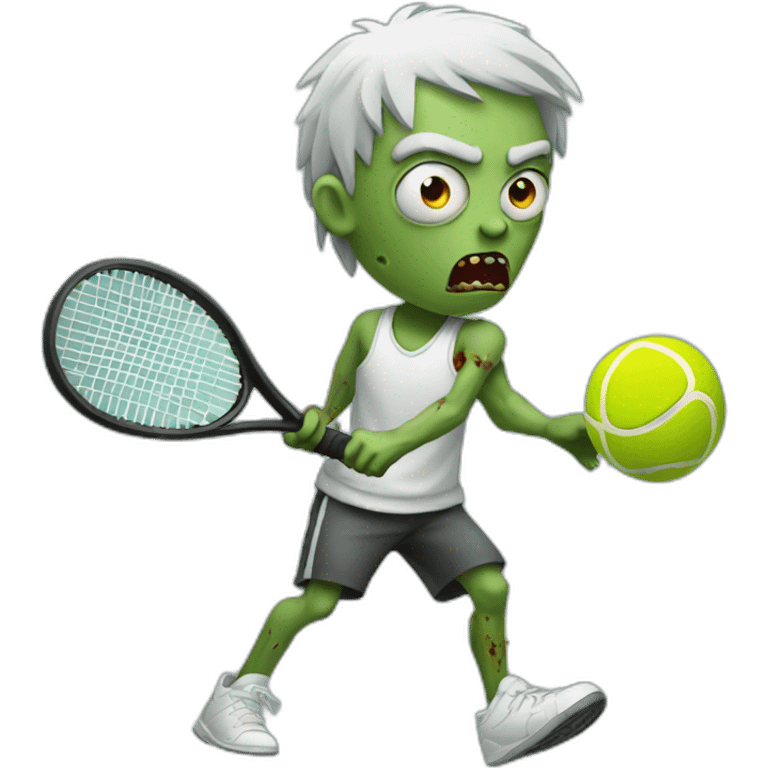 zombie-playing-tennis emoji