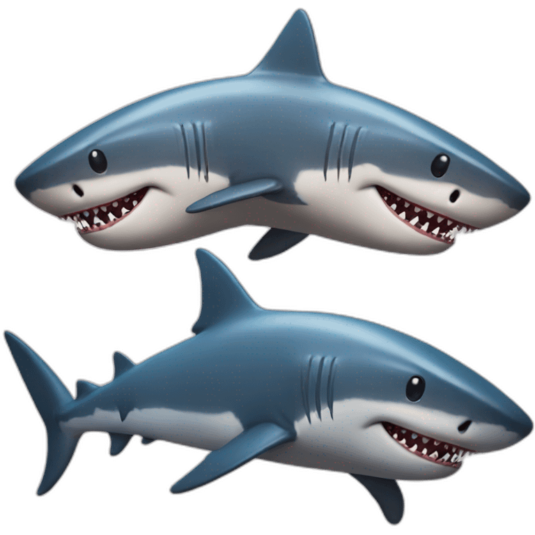 Shark love emoji