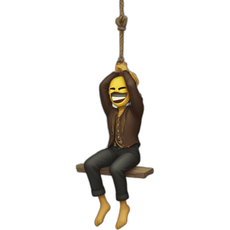 hanged man emoji