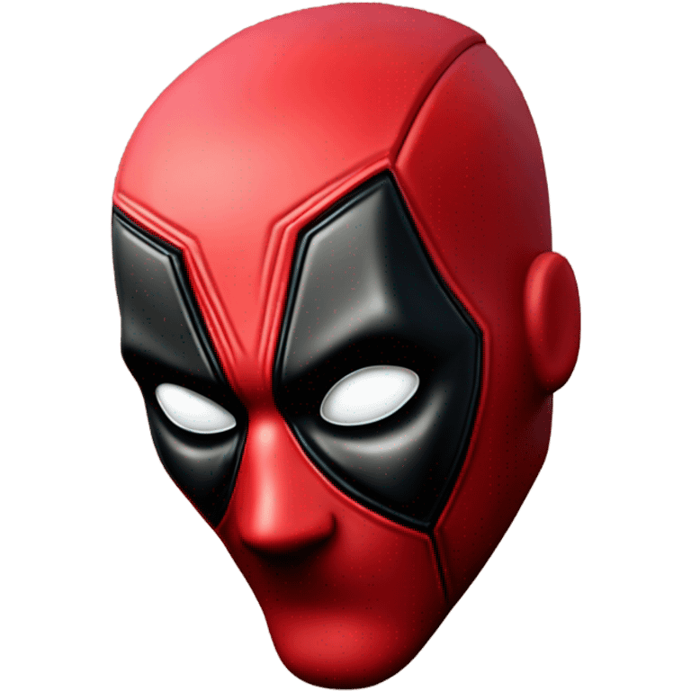 3D deadpool head emoji