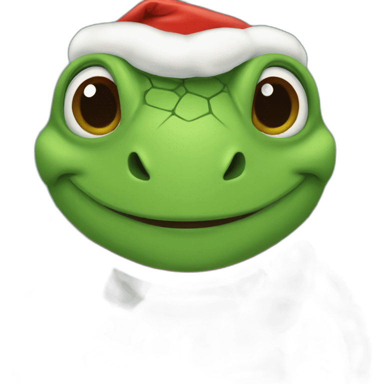 tortue De noël emoji