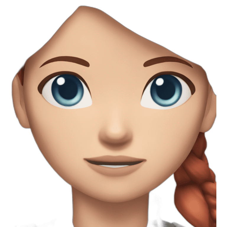 Claire Redfield blue eyes emoji