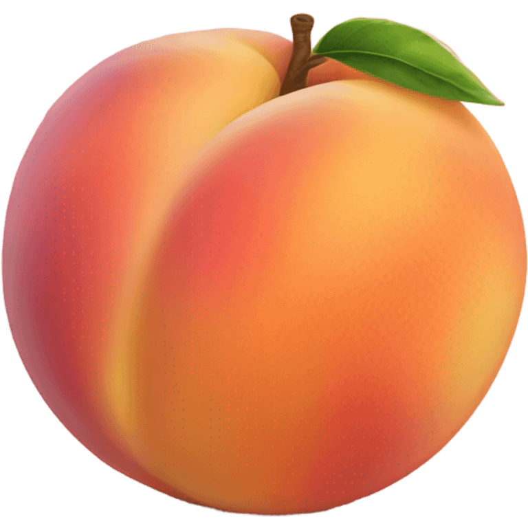 Peach fruit emoji