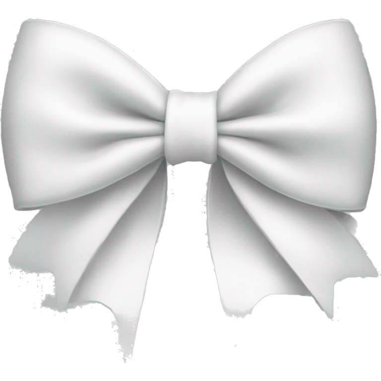 White bow emoji