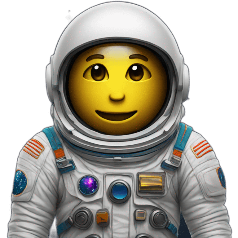 psychedelic astronaut emoji