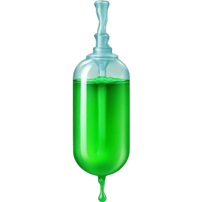 Green liquid injection emoji