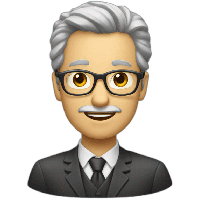 La calvitie d'un prof emoji