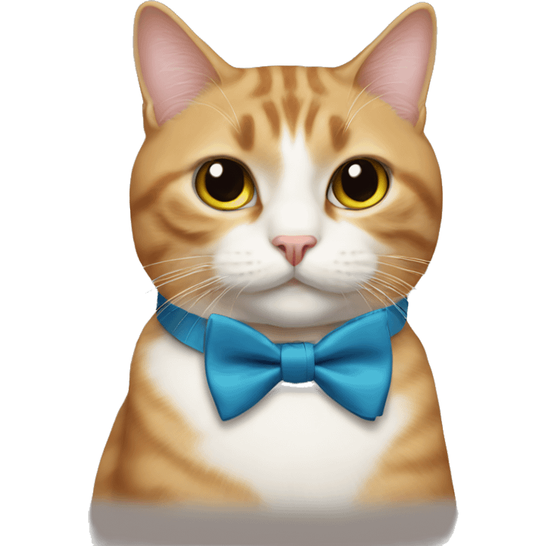 Cat with bowtie  emoji