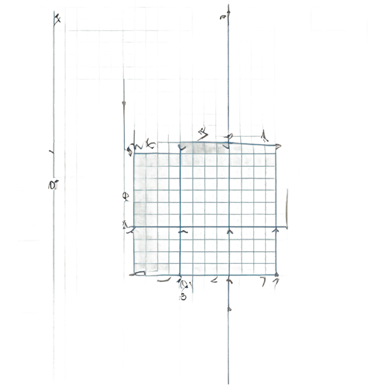 Graph paper with 3d axis  emoji