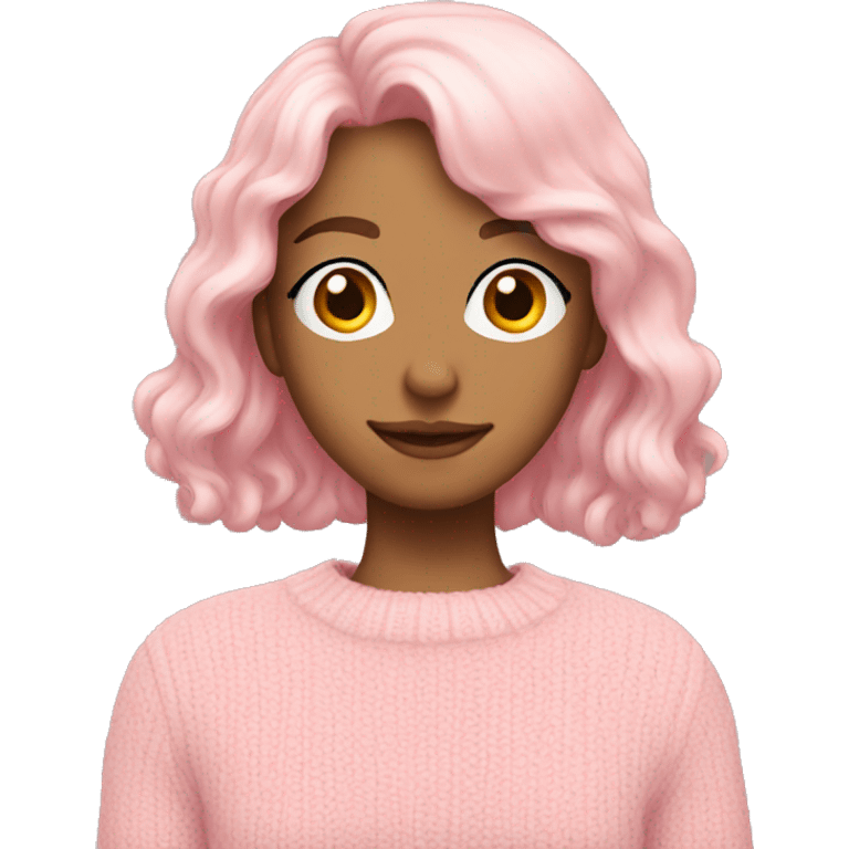 Light pink sweater emoji