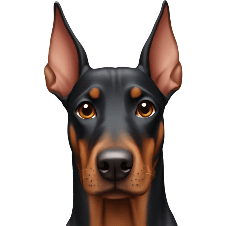 Doberman dog emoji