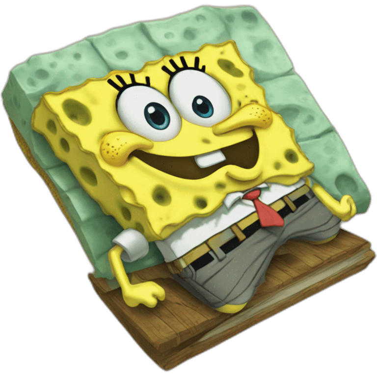 mind blown SpongeBob emoji