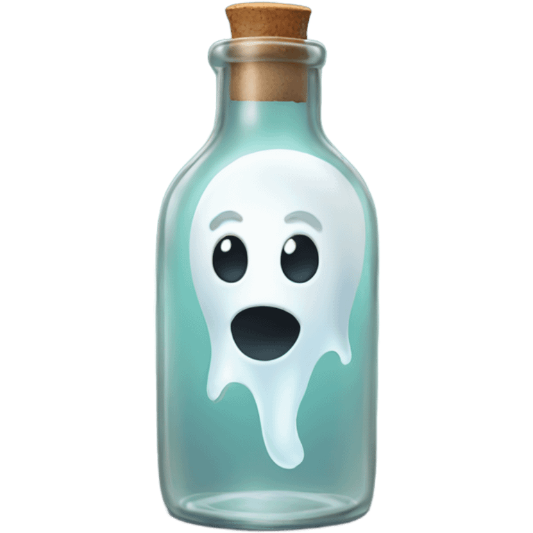 Ghost in a bottle  emoji