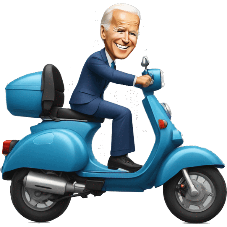 biden on a scooter emoji