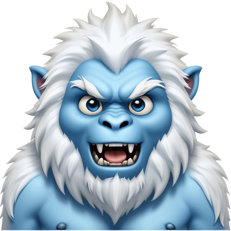 Cinematic Realistic WoW Yeti Portrait, head tilted dramatically with an exaggeratedly amused expression, blending epic primal power with an unexpected hint of playfulness. His robust, shaggy fur and expressive ice-blue eyes are rendered with lifelike texture and dynamic, frosty lighting, high shine, dramatic yet whimsical, capturing the essence of a yeti whose epic might is softened by a mischievous glint. emoji