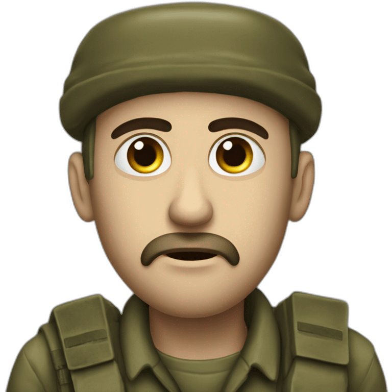 sad jewish combat solider magen david emoji