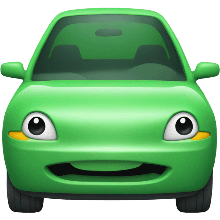 Car green  emoji