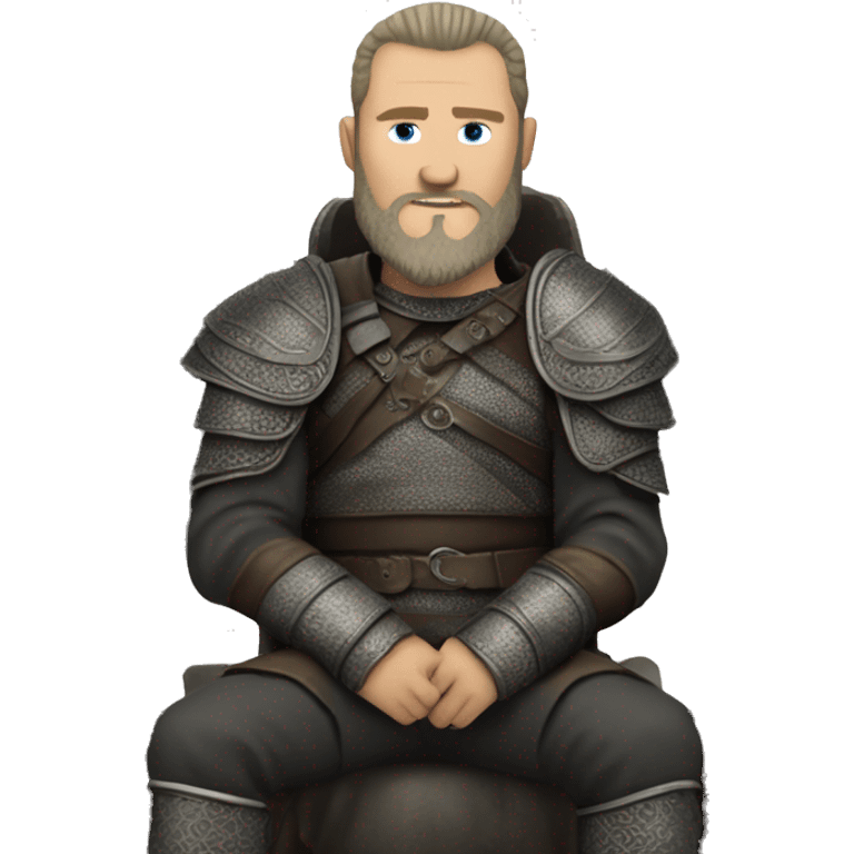 Ragnar on a game of thrones dragon emoji