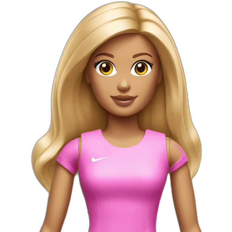 barbie in a nike tech emoji