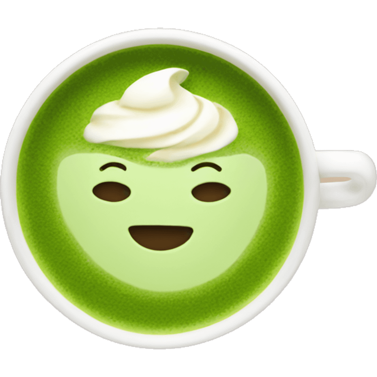 Matcha latte  emoji