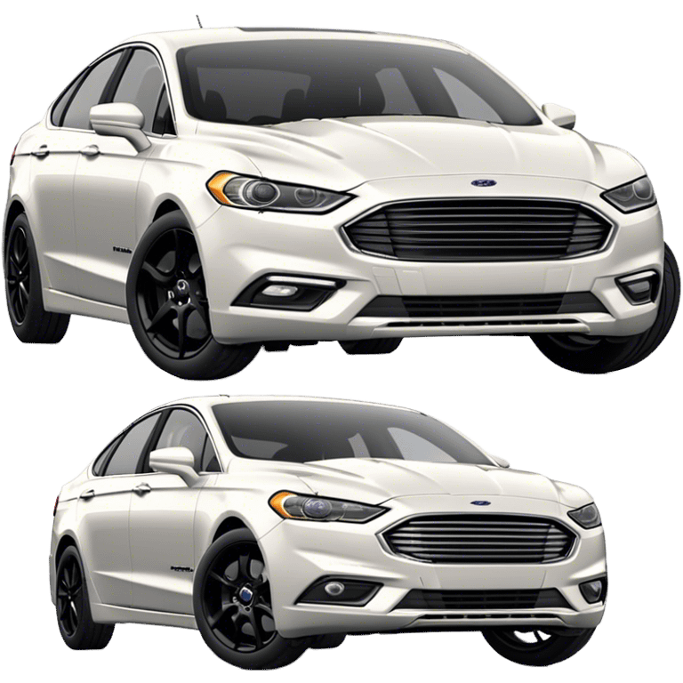 black 2018 Ford fusion with black rims emoji