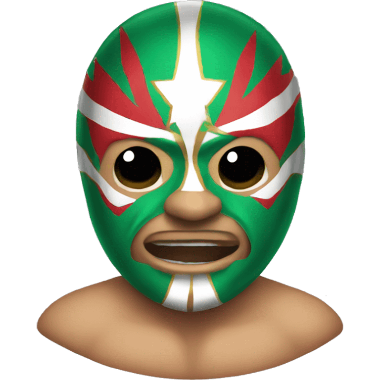 A Mexican wrestler emoji