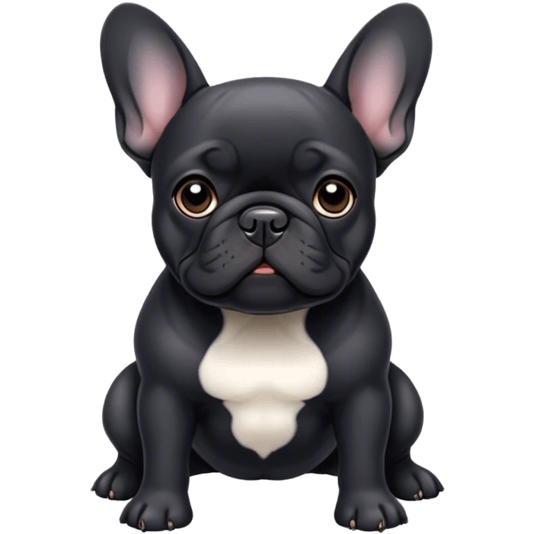 black frenchie emoji