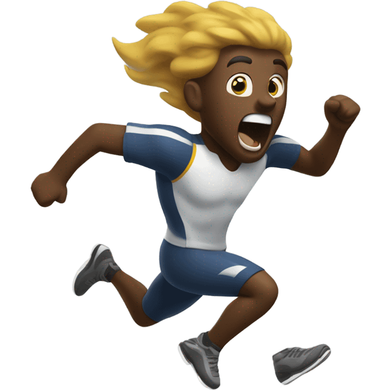 Meron running emoji