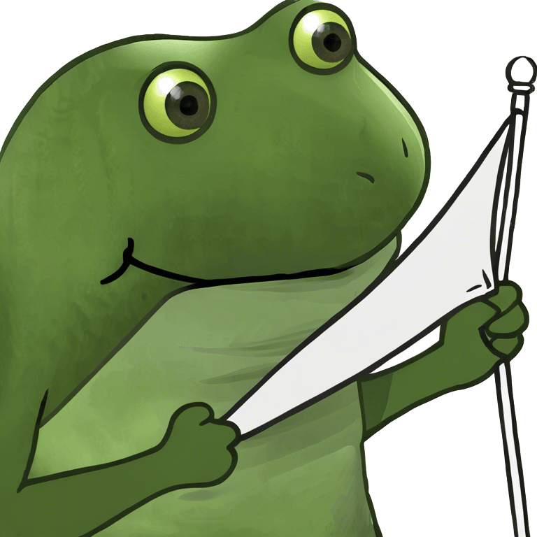 bufo holding a white flag emoji