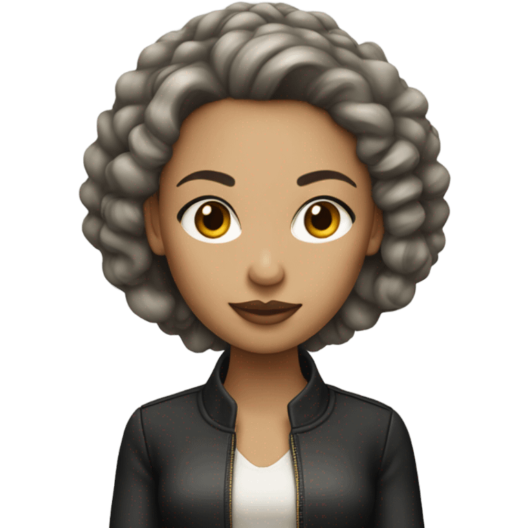 stylish light-skin female  emoji