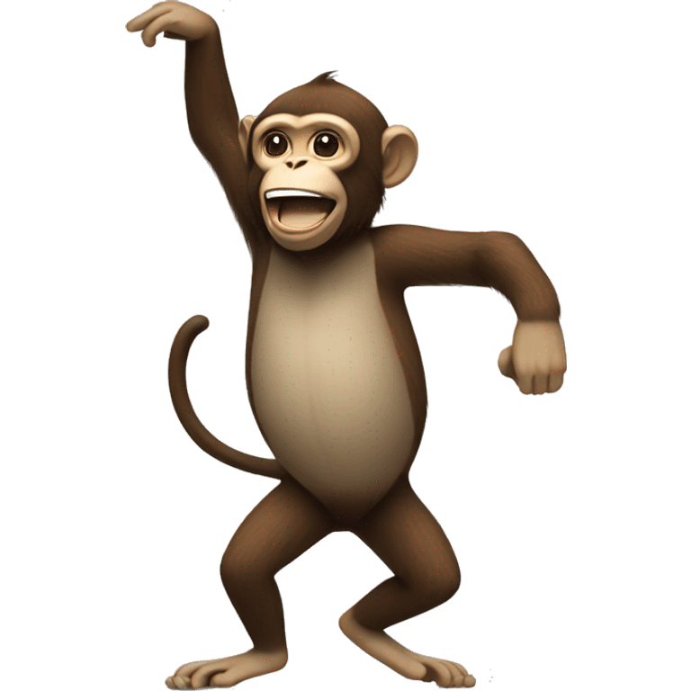 Monkey dancing emoji