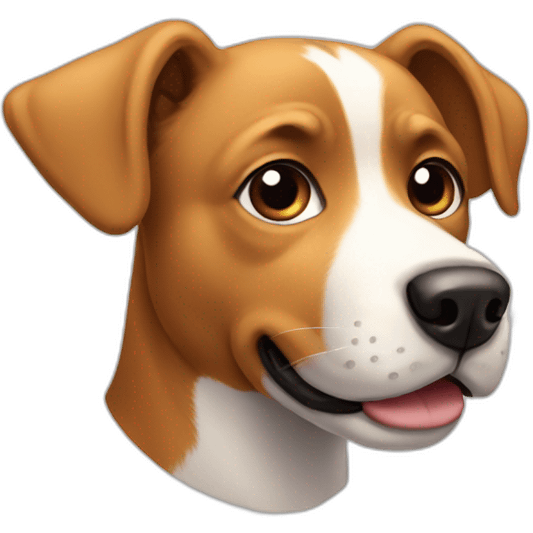 dog looking up emoji