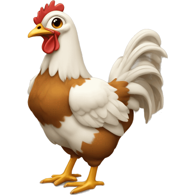 Chient a patte de poulet  emoji