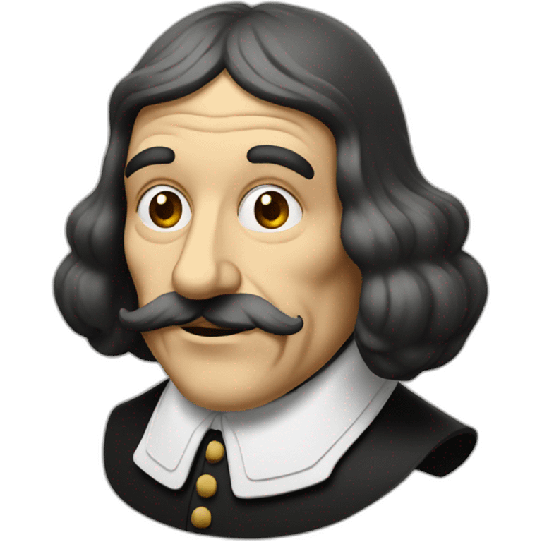 Descartes qui fume emoji