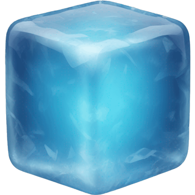 blue ice square with rounded edges with word IcePack emoji