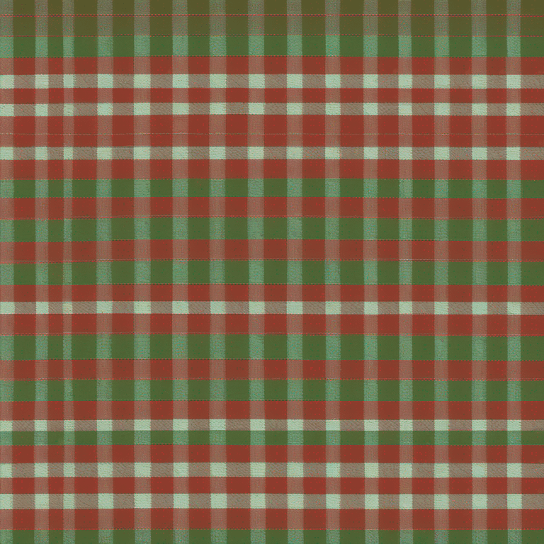 Red green plaid gift  emoji