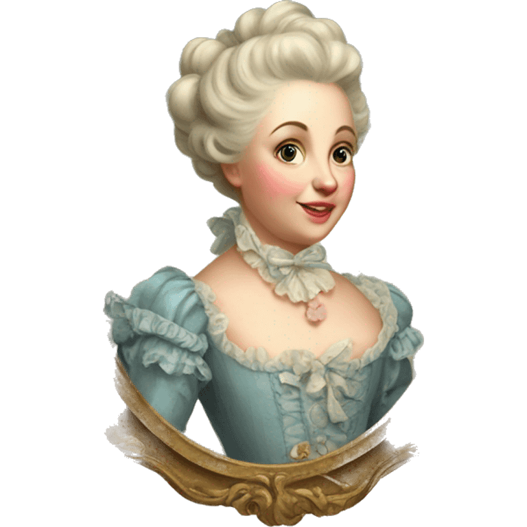 Vintage rococo emoji