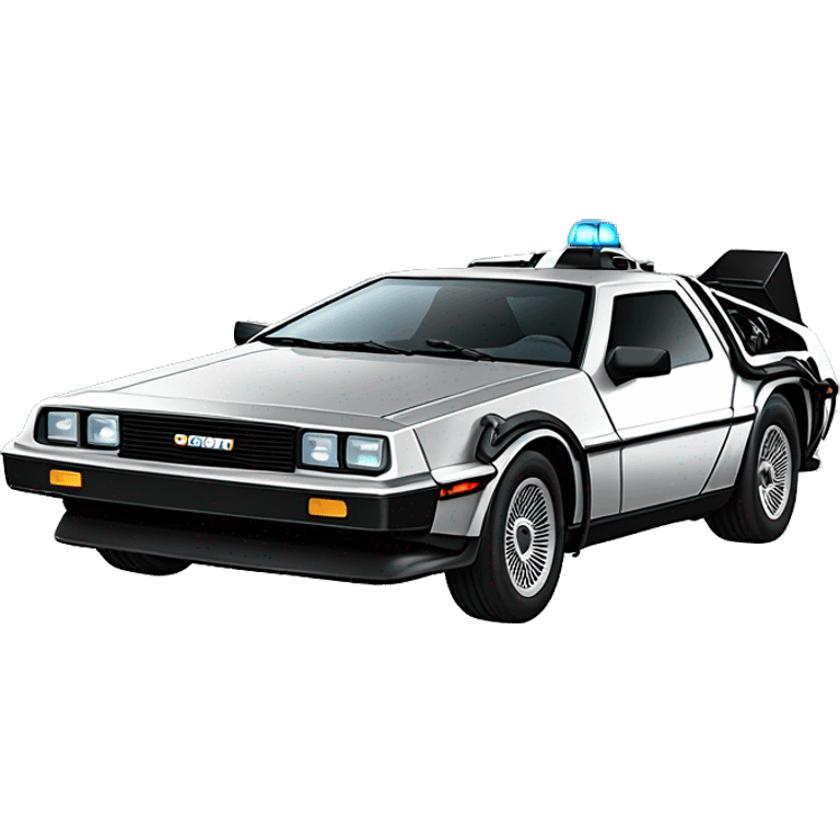 delorean back to future emoji