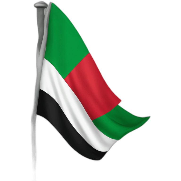 Palestine Flag Flying emoji