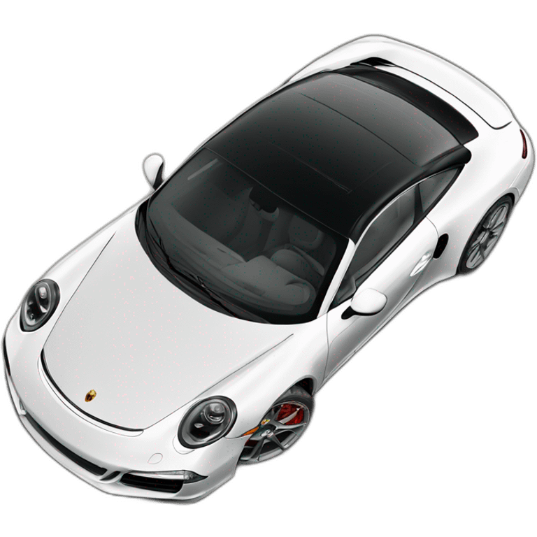 nouvelle porche 911 blanche emoji