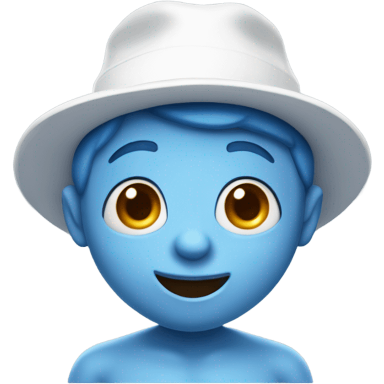 Smurf emoji