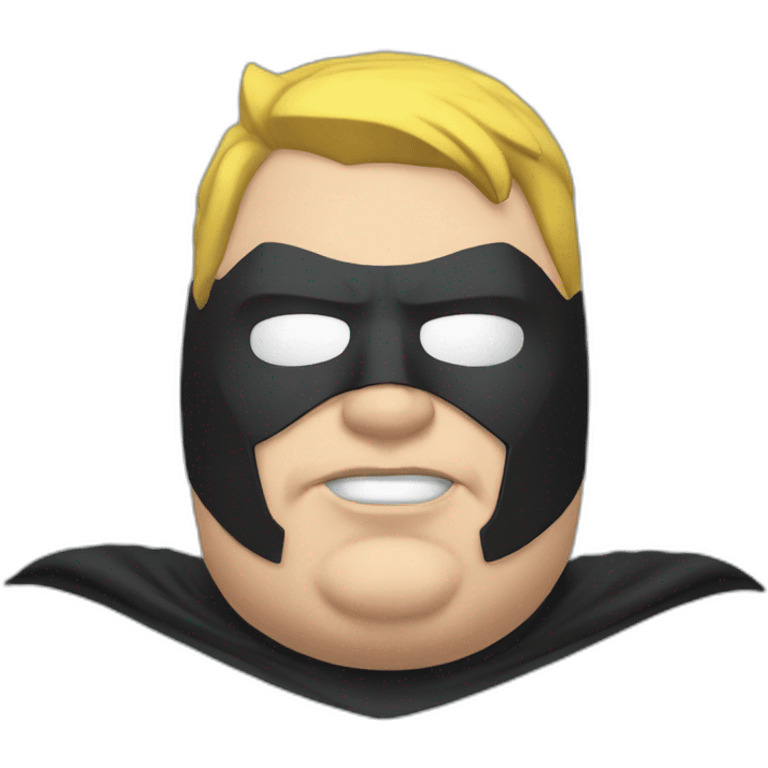 fat batman in mask emoji