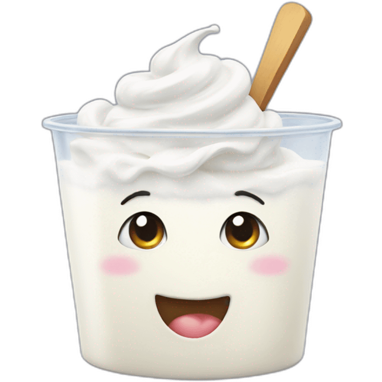 yoghurt emoji